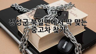 장성군 북일면에서 딱 맞는 중고차 찾기!